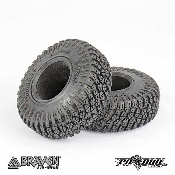 PB9015AK - BRAVEN - 1.9 IRONSIDE - SCALE RC TIRES (ALIEN KOMPOUND