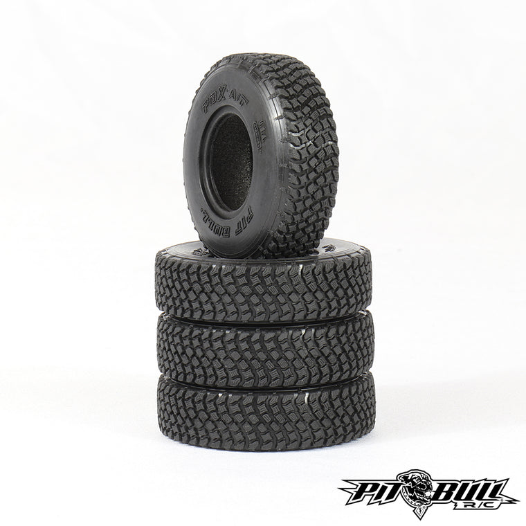 PBX1AK- 1” Pit Bull PBX A/T Scale tires + standard foam // Alien Kompound - 2 per pack