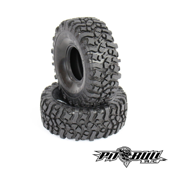 PB9002AK - PIT BULL - 2.2 ROCK BEAST II SCALE RC TIRES // ALIEN KOMPOUND //  NO FOAM - 2pcs