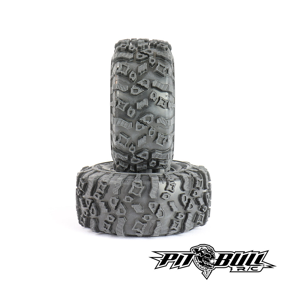thumbnail image 2 of Pit Bull Rock Beast 1.55 Scale Tires - Alien Kompound With Foam Inserts For RC Crawlers 2 of 13