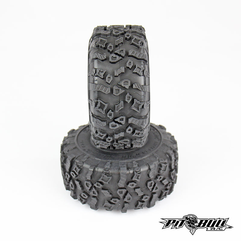 PB9014AK - PITBULL- 1.9 ROCK BEAST (ORIGINAL) XOR RC TIRES (ALIEN KOMPOUND)  w/FOAM - 2pcs