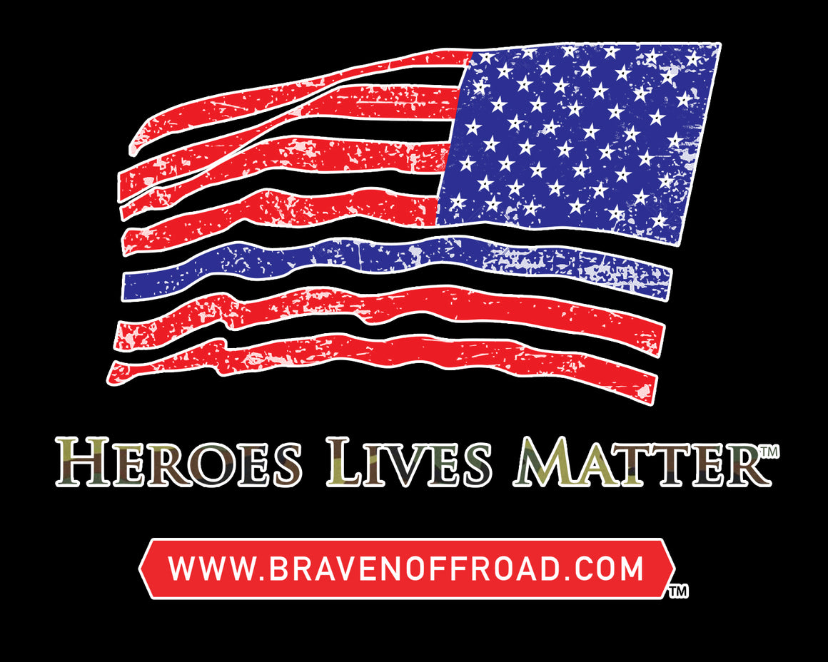 Heroes Lives Matter Stickers 5-Pack
