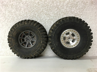PB9011NK - PITBULL - 1.9 ROCK BEAST XL SCALE RC TIRES (ALIEN KOMPOUND) W/FOAM - 2pcs