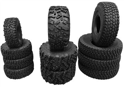 PB9014AK - PITBULL- 1.9 ROCK BEAST (ORIGINAL) XOR  RC TIRES (ALIEN KOMPOUND) w/FOAM - 2pcs