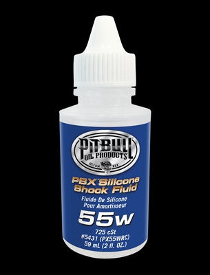 PITBULL PBX SILICONE SHOCK & DIFF FLUID - VARIOUS // 1 - 2fl.oz. (59ml) bottle