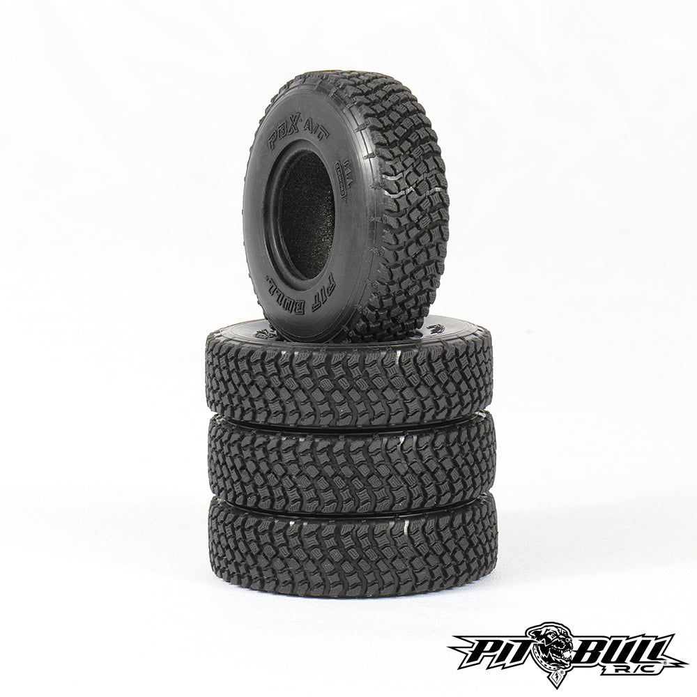 PBX1AK- 1” Pit Bull PBX A/T Scale tires + standard foam // Alien Kompound - 2 per pack