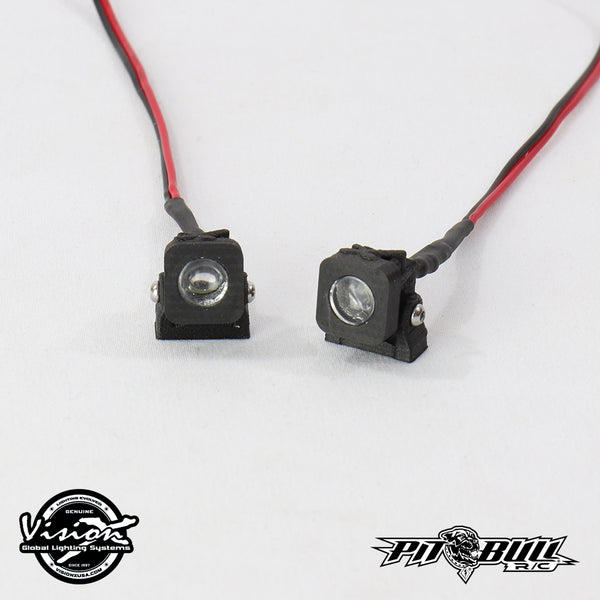 VISION-X OPTIMUS 1/10TH SCALE LED POD LIGHTS (SQUARE or ROUND) - 2 pod ...