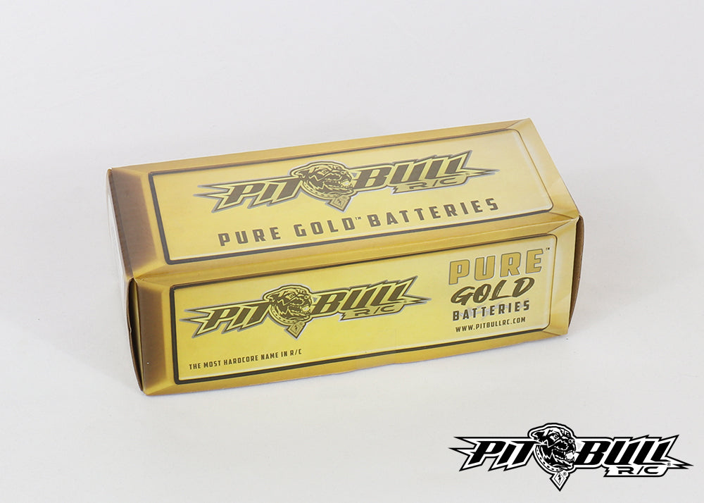 PURE GOLD R/C HARD CASE Lipo Batteries - NO BLI - 1 per box
